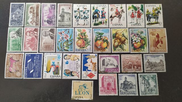 Sellos de ESPAÑA año 1975, nuevos + hojas bloque