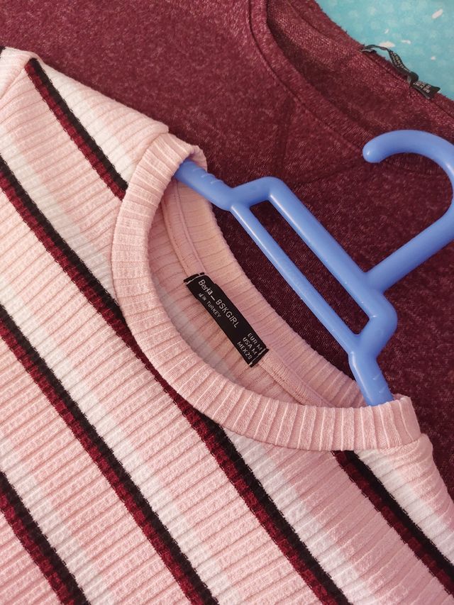 Jersey Bershka rayas talla M