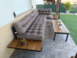 Conjunto jardin sofa y mesa