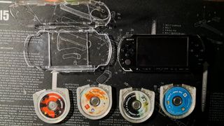 Consola PSP 3000 con juegos