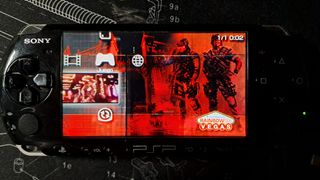 Consola PSP 3000 con juegos