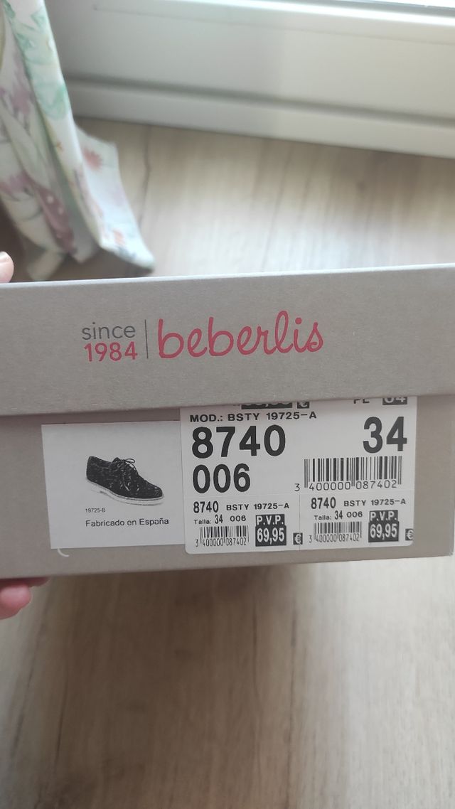 Zapatos comunión azul marino