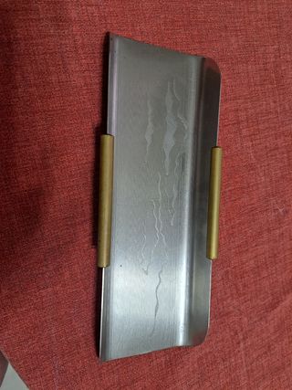 Set vassoi acciaio inox