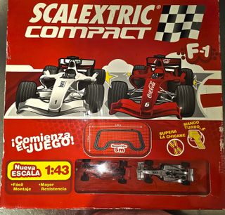 Juego con Coches Divertido Scalextric compact NUEV