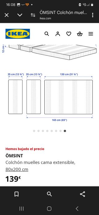 Cama infantil ikea