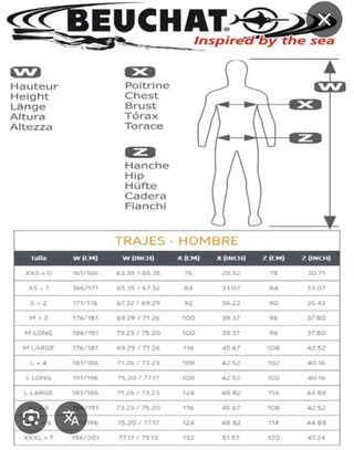 Chaqueta de neopreno pesca submarina