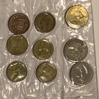 Monedas antiguas variadas