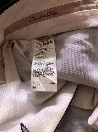 Traje hombre Emidio Tucci talla 56