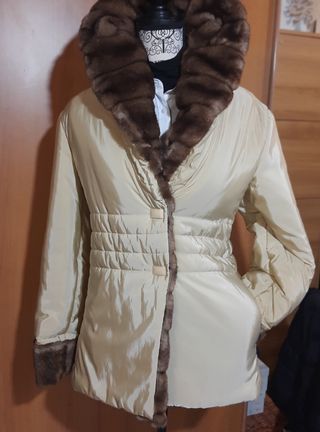 Giaccone in pelliccia ecologica