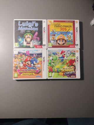 4 juegos 3ds