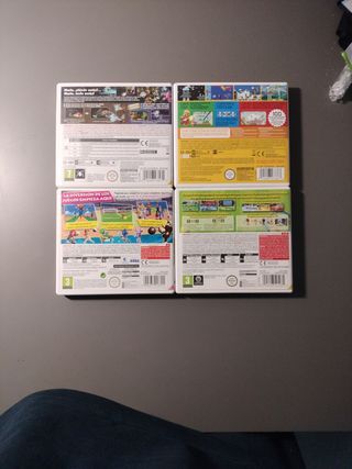 4 juegos 3ds