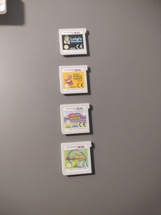 4 juegos 3ds