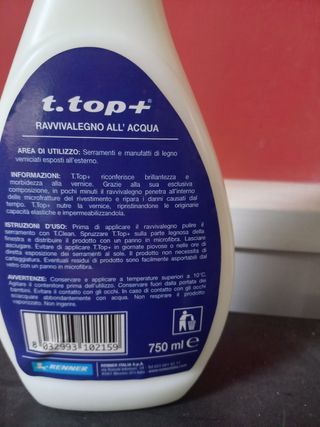 Ravviva legno all'acqua Rio Verde per infissi 