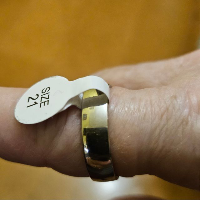 Anillo tipo alianza de acero