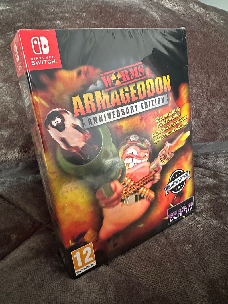 Imagen de Nintendo Switch para coleccionistas de Worms Armageddon