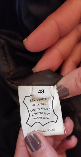 Giacca in vera pelle, 48