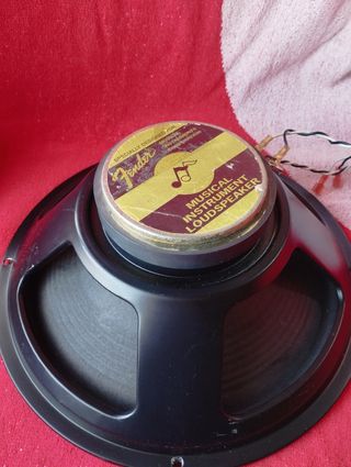 2 altavoces Fender, de 12 pulgadas para ampli