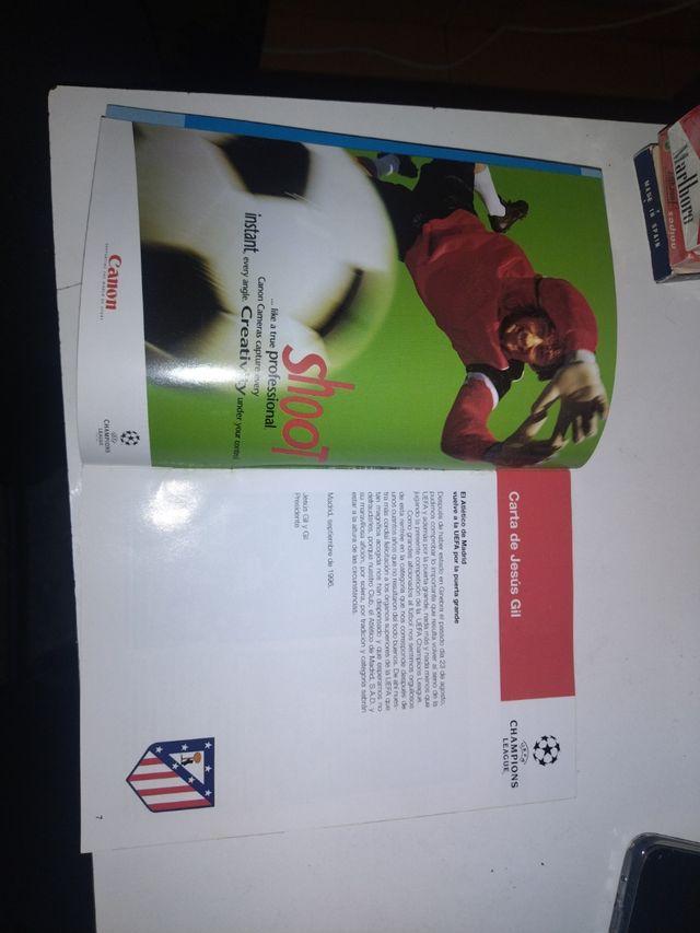 Programa UEFA champions 1996