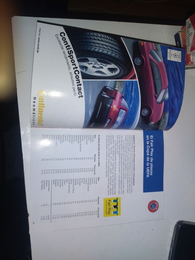 Programa UEFA champions 1996