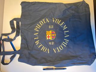 Totebag Barça 125 y bolígrafo