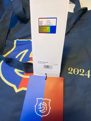 Totebag Barça 125 y bolígrafo