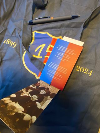 Totebag Barça 125 y bolígrafo