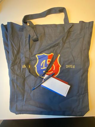 Totebag Barça 125 y bolígrafo