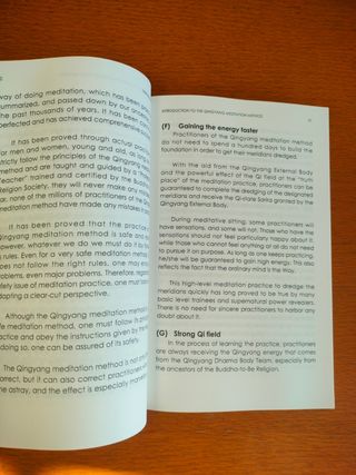 Libro de Qigong en inglés.