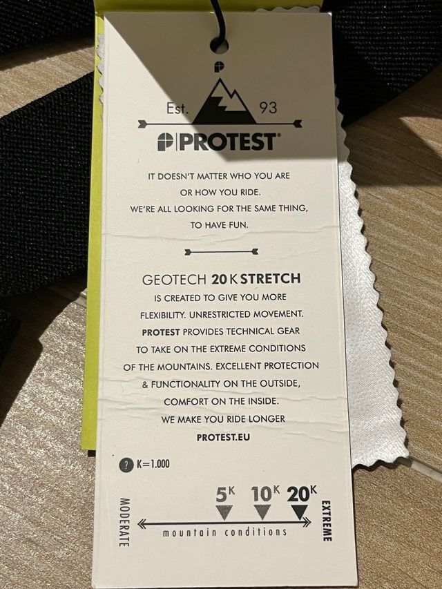 Pantalón esquí Snowboard Protest talla S