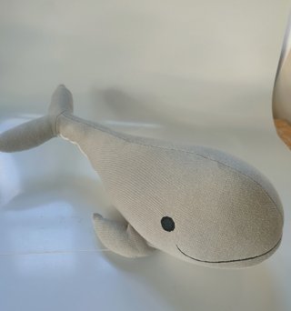 Peluche cojín ballena