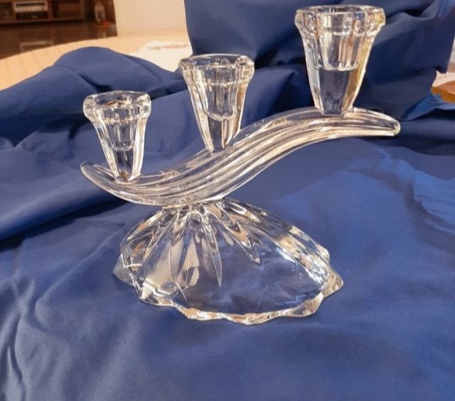 Portacandele in cristallo