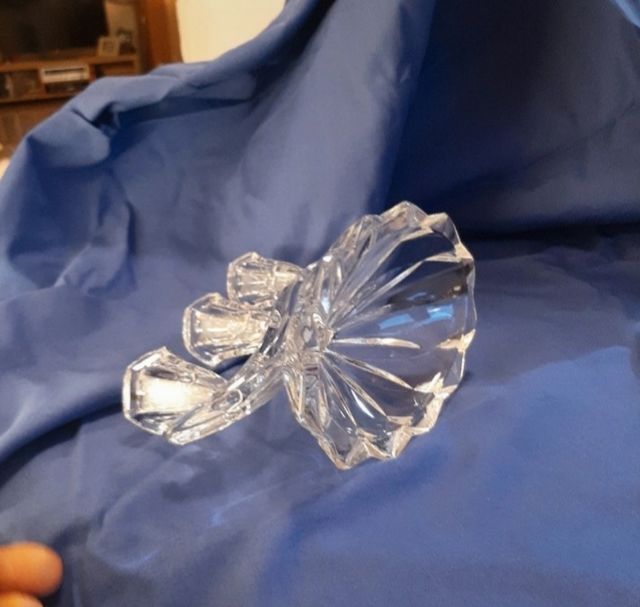 Portacandele in cristallo