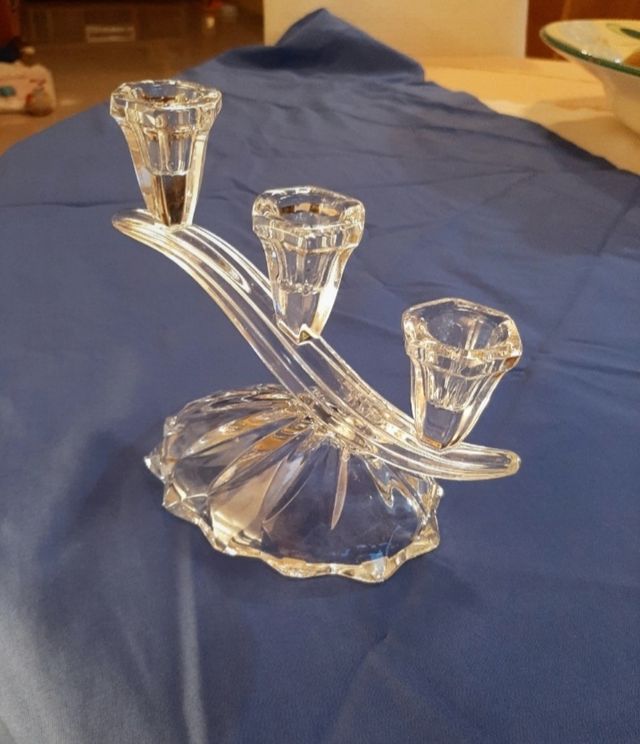 Portacandele in cristallo