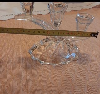 Portacandele in cristallo