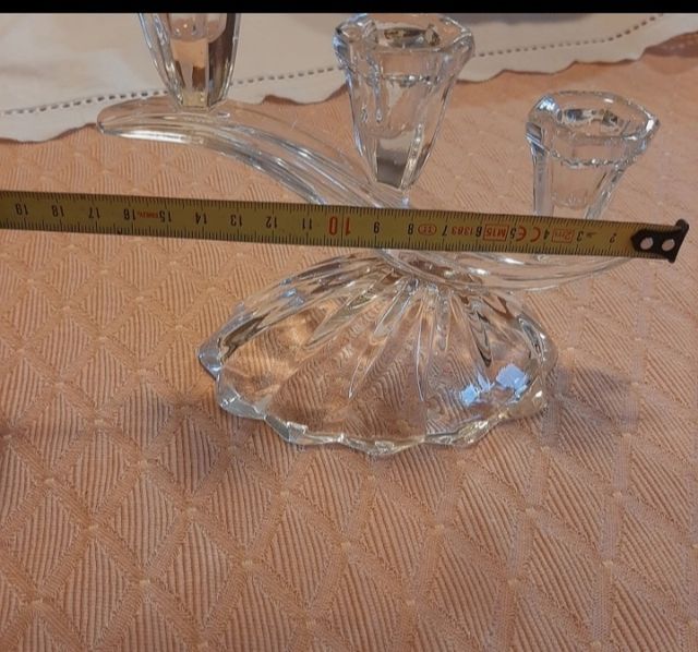 Portacandele in cristallo