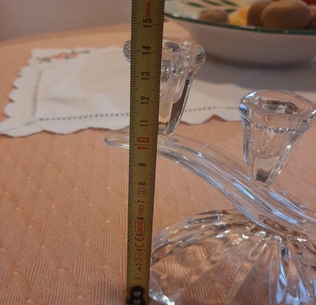 Portacandele in cristallo