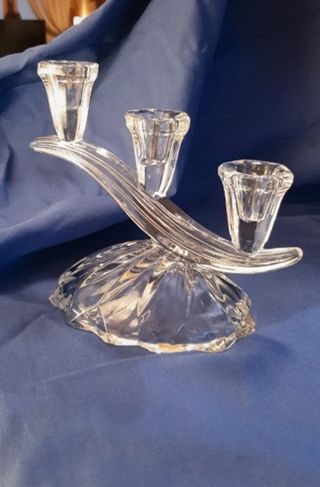 Portacandele in cristallo