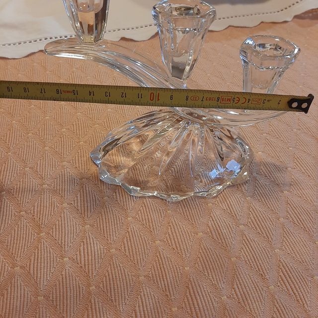 Portacandele in cristallo