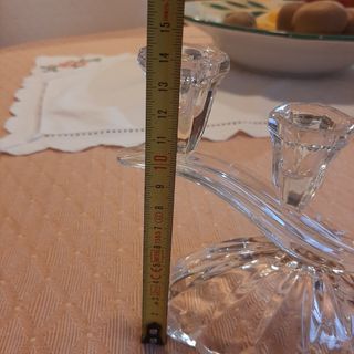 Portacandele in cristallo