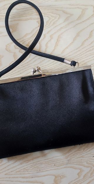Bolso de fiesta mujer, negro 