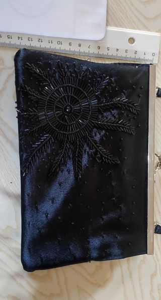 Bolso de fiesta mujer, negro 