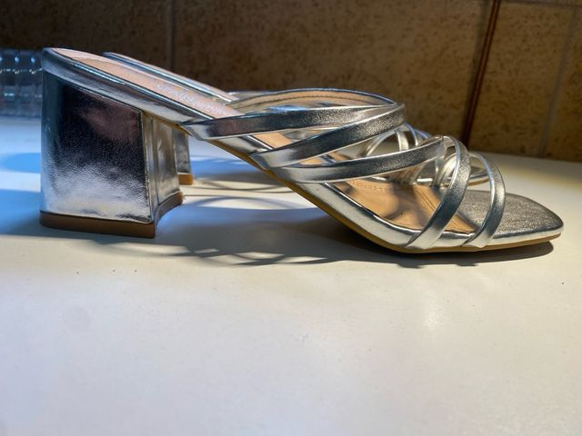 Sandalias plata