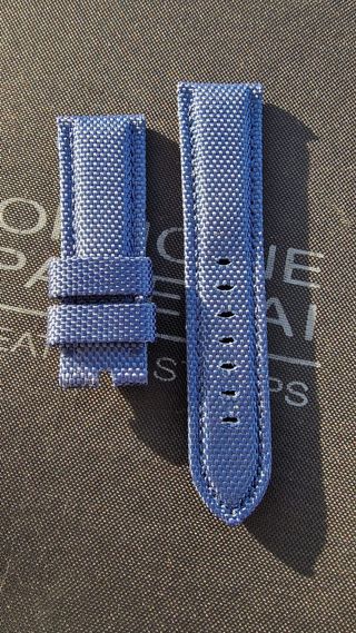 cinturino strap Officine Panerai 24 orologio blu