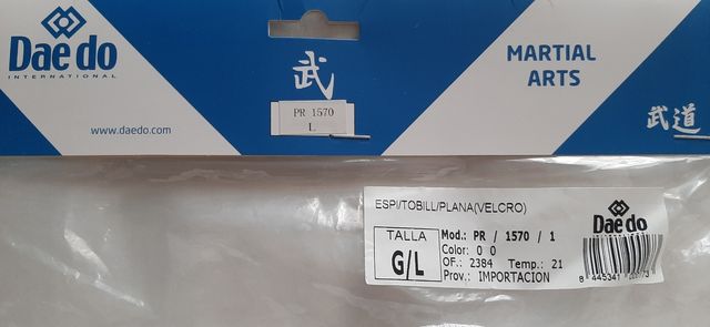 Protecciones Daedo Talla L