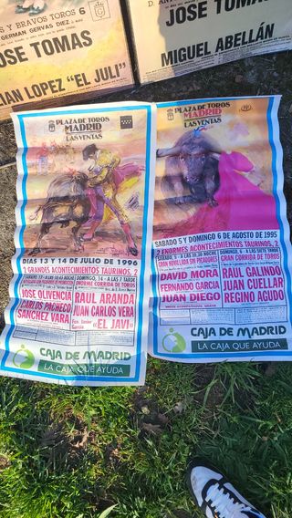 Antiguos cuadros de toros