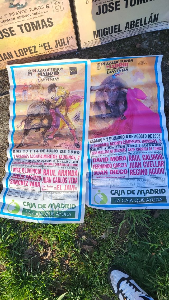 Antiguos cuadros de toros