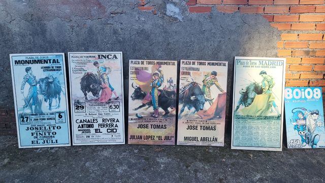 Antiguos cuadros de toros