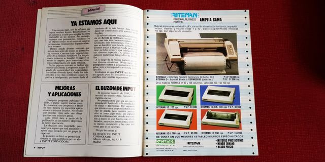 INPUT Commodore número 1