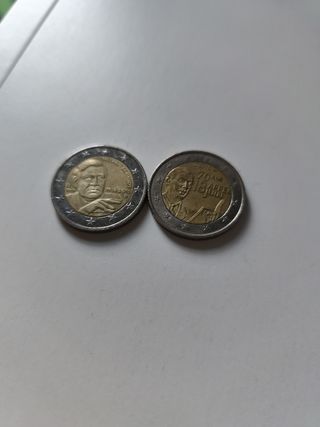 Monedas de 2 euros Francia y Alemania