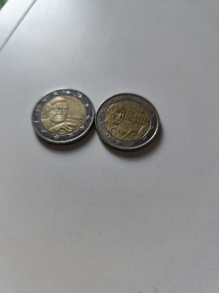 Monedas de 2 euros Francia y Alemania